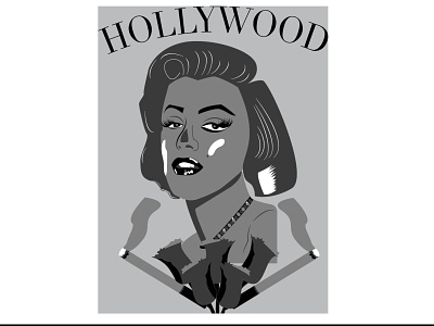 Marilyn Monroe Illustration branding clasic design graphic design illustration marilyn monroe typography vector