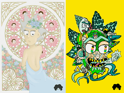 Rick and Morty - Fanart fanart illustration rickandmorty