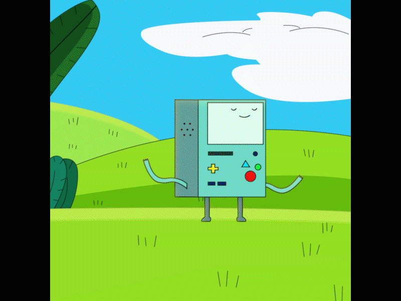 BMO adventure time after effects animation design minimal motion design motion graphics