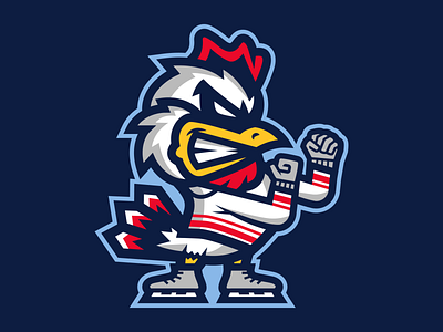 Fighting Rooster branding design illustration logo mascot character mascot design mascot logo sports branding sports design sports logo