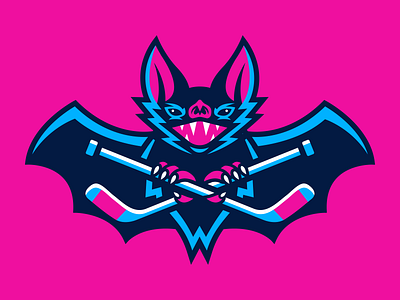 Austin ice Bats Redesign branding design hockey hockey logo illustration logo mascot character mascot design mascot logo redesign sports branding sports design sports logo