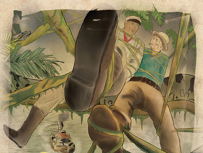 Jungle Cruise Poster illustration