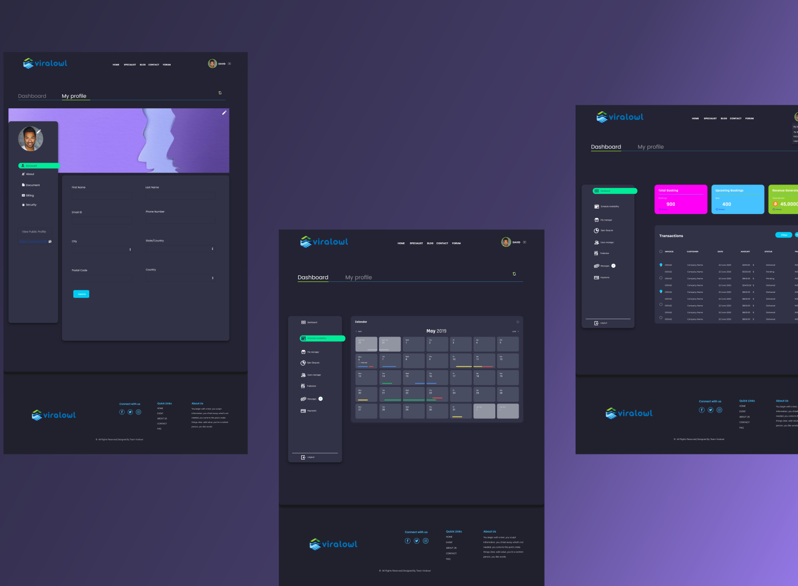 Specialist Dashboard By Paritosh On Dribbble