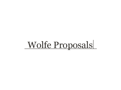 Proposal