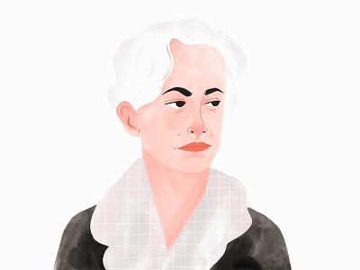 Famous female psychologists editorial illustration femenism illustration illustration 2d magazine illustration potrtait psychology woman woman in science