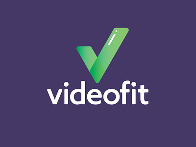 videofit app logo concept