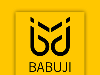 BABU JI DESIGN LOGO babuji design logo fashion logo garments logo logo logo mark logodesign textile logo