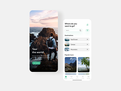 Travel app-Concept app design ui ui design uiux ux