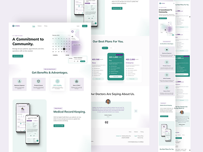 Doctor's Landing Page (Mydokta)