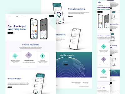 Mobile App Landing Page design landing page mobile app mobile app landing page superapp ui ui design webdesign