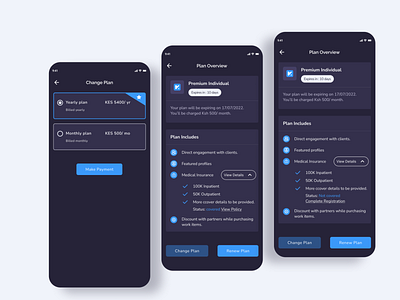 Subscription Plan app design ui ui design uiux