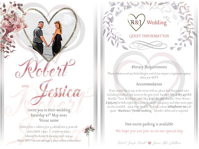 Wedding Invitation adobe indesign adobe photoshop invites wedding design wedding invitation wedding invite