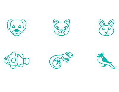 Pet Icons animal icons icon icon design icon set iconography pet icons pets