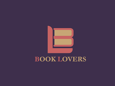 book lovers logoconcept logo logodesign