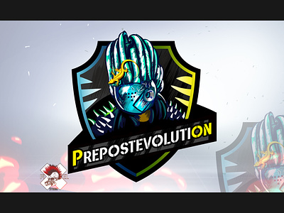 Logo for prepostevolution branding design illustration vector