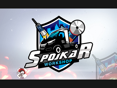 Logo Spojkar advertising agency logo branding design illustration logo logo design logodesign logotype vector