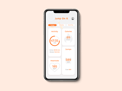 Daily UI 041 - Workout Tracker app daily ui dailyui dailyuichallenge design illustration mobile mobile app ui ui design