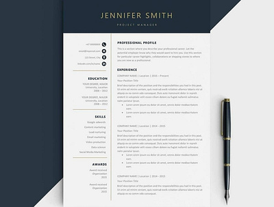 The perfect resume for you! design