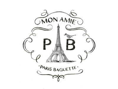 Paris Baguette #4 apartmentone baking bird eiffel graphite logo paris parisbaguette realism rendering texture tower
