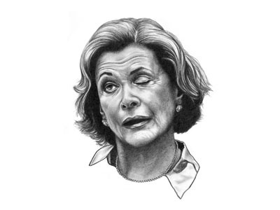 Lucille Bluth arrested development drawing graphite illustration lucille bluth portraits portraiture