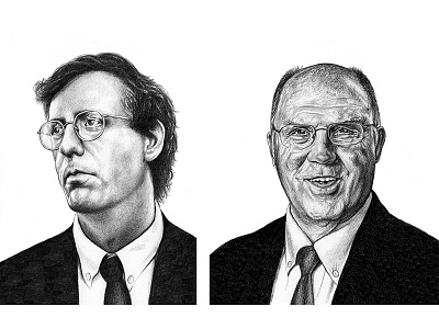 Portraits for BuzzFeed News buzzfeed drawing editorial graphite illustration portraits