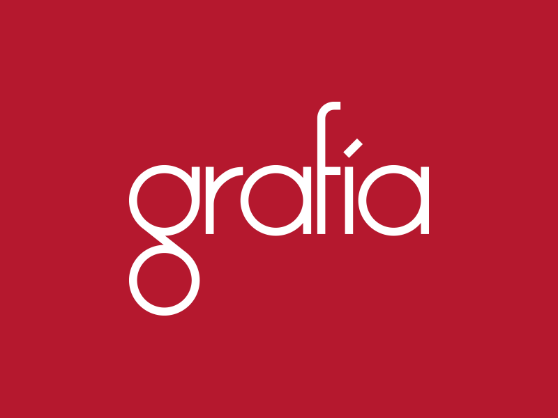 Flexible and Graphic circles grafia graphic logo modern red register spiral type