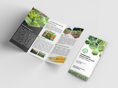 Agricultural Tri-fold Brochure presentation template trifold