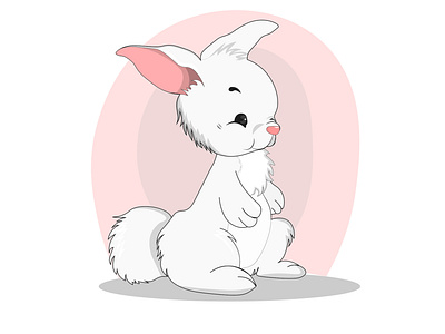 Cute Rabbit design illustration vector
