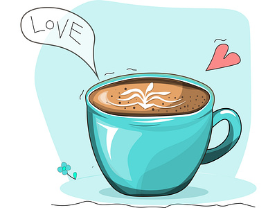 Coffee toon design illustration vector