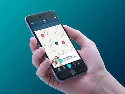 Pets app design ios map mobile pets product design ui ux
