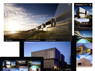 Wolverdige architects responsive site design mobile responsive ui ux web