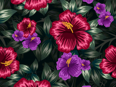 Colorful Floral Seamless Pattern