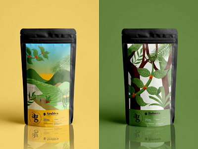 Kopi Abian Gesing - Packaging branding illustration packaging