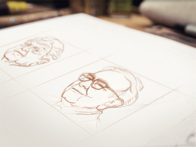 Buffett Sketch gui icon painting portrait