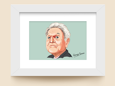 George Soros gui icon painting portrait