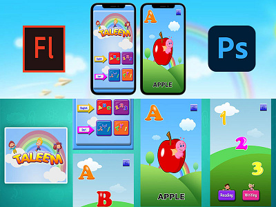 Kids learning animated IOS app