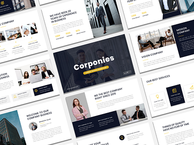 Corponies - Corporate Business PowerPoint Presentation Template