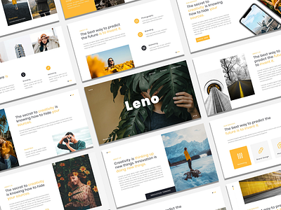 Leno - Minimal Business & Multipurpose PowerPoint Presentation T