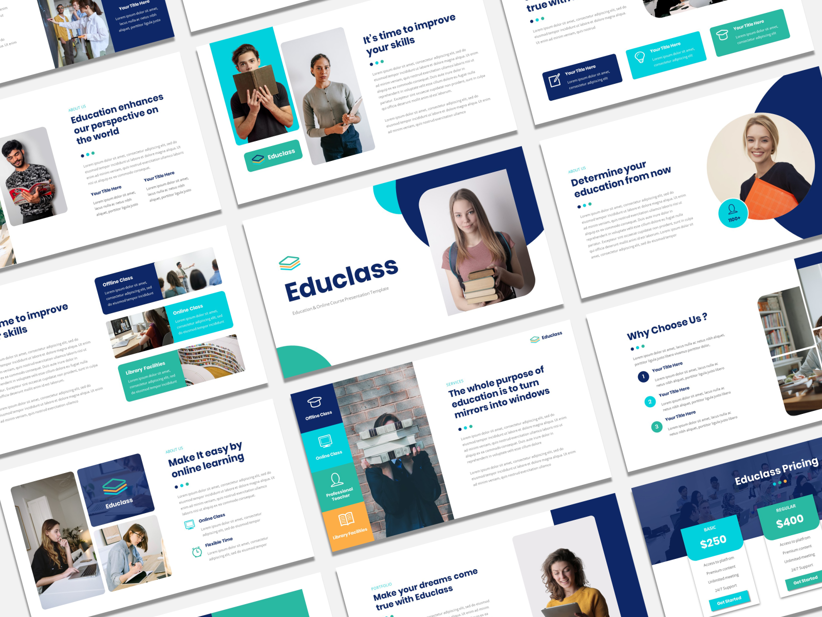 Educlass – Education & Online Course PowerPoint Presentation Tem by ...