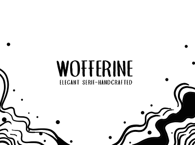 Wofferine branding design font font awesome font design font family fonts logo typeface typography