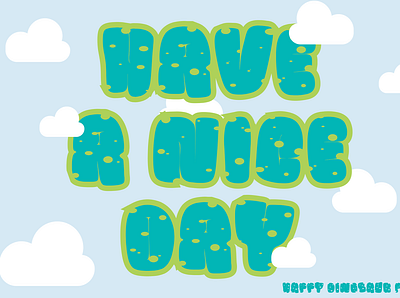 Happy Dinosaur font preview branding easter egg font font awesome font design font family happyfont typeface typeface design typography