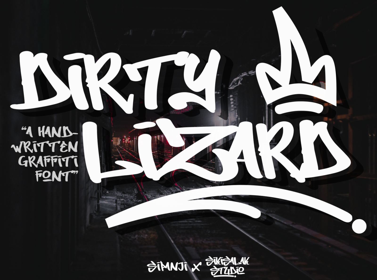 Dirty Lizard Graffiti Font by Sikisalak on Dribbble