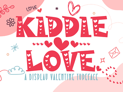 Kiddie Love Font font font awesome font design font family love typeface valentine