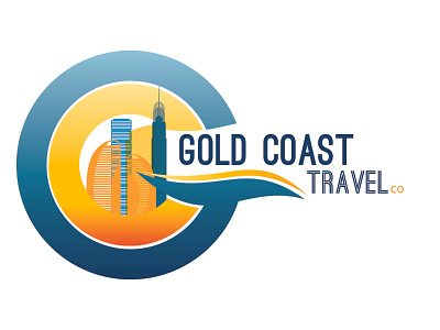 Gold Coast Travel Co - Logo branding design logo vector