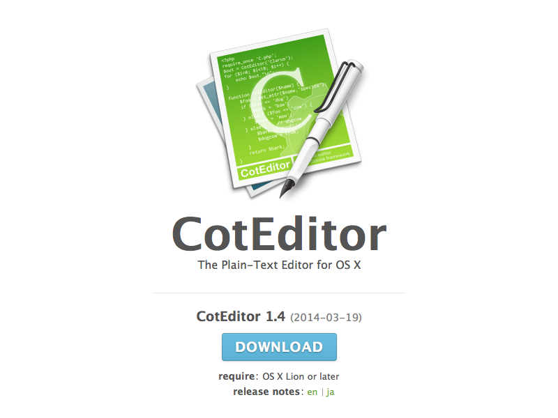 download coteditor