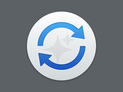 Sparkle.framework circular arrows icon os x sparkle update