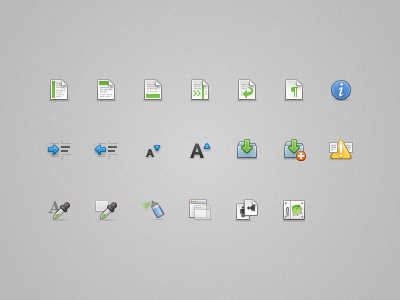 Small Size Toolbar Icons