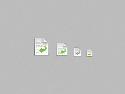 Toolbar Icon in 4 Sizes 24px 32px 48px 64px @2x document icon toolbar