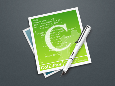 New CotEditor Application Icon