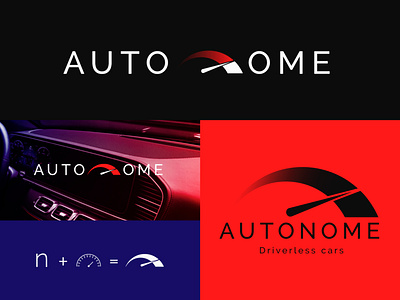 Autonome Logo Concept - Daily Logo #5 adobe illustrator branding car dailylogochallenge design flat logo logo design